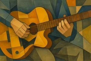 Cubist Jazz Guitar -3