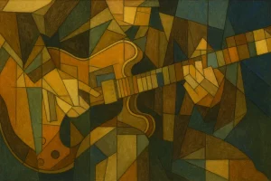 Cubist Jazz Guitar -2