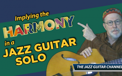 Implying the Harmony in a Jazz Guitar Solo